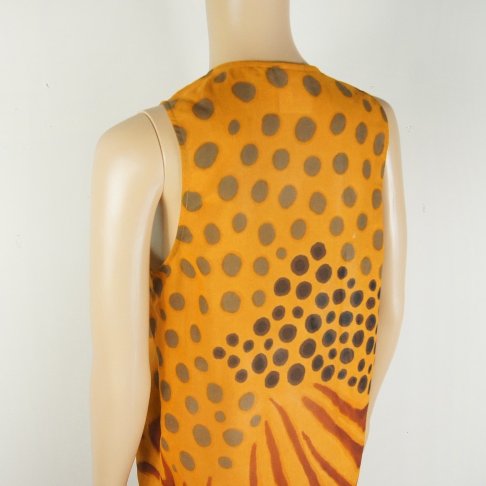 Vintage Aquasuit by La Perla Animal Print Sleeveless Cover Maxi Dress - Picture 6 of 7